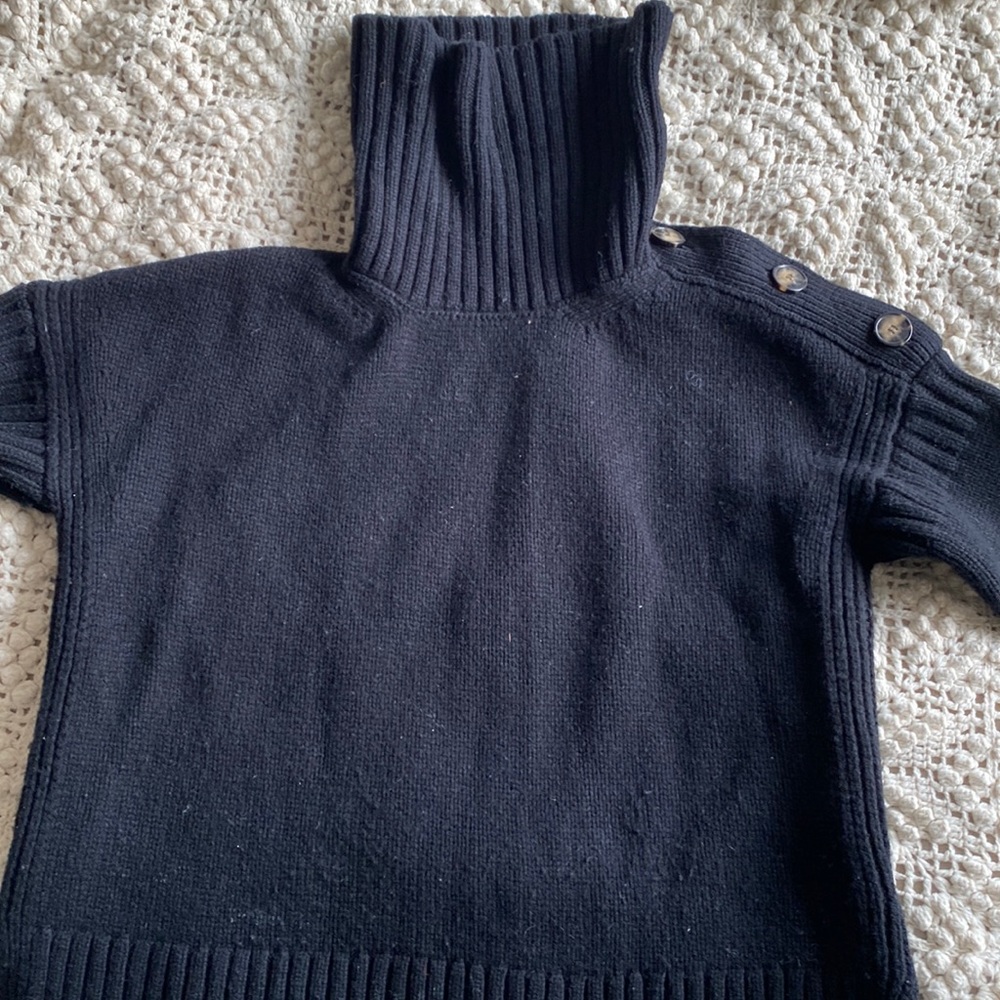 Me+Em turtleneck sweater with buttons